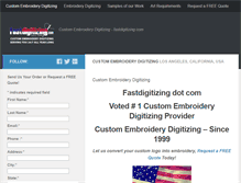 Tablet Screenshot of fastdigitizing.com